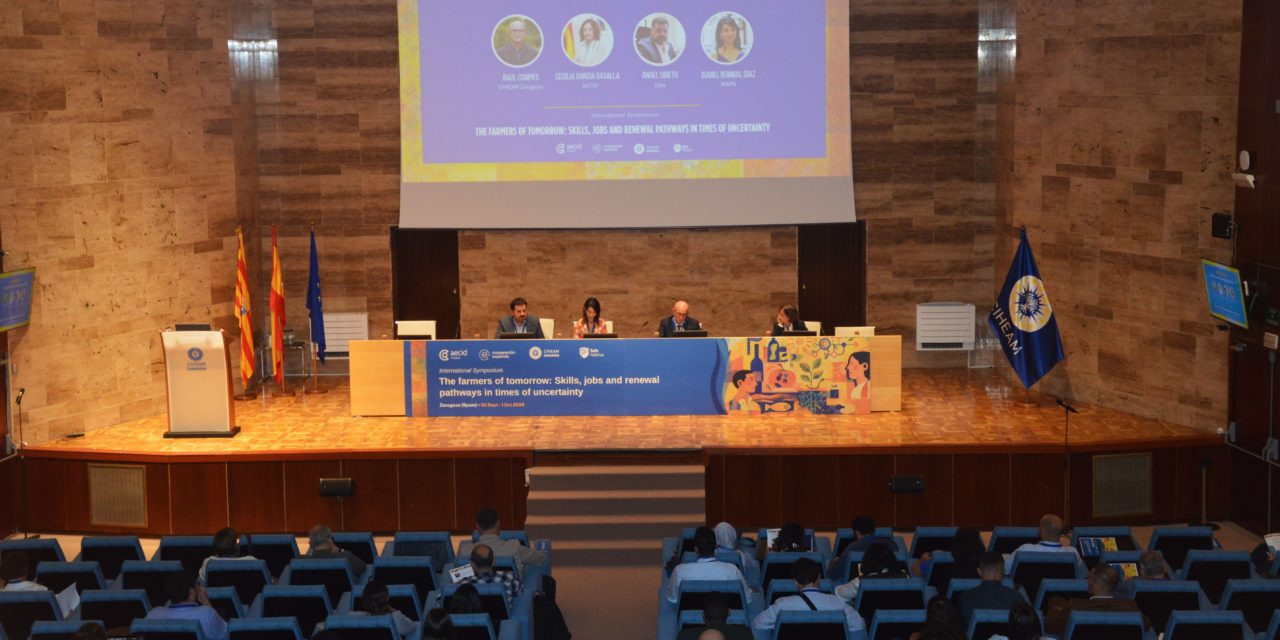 El relevo generacional en la agricultura y la colaboración entre jóvenes agricultores centra un encuentro internacional en Zaragoza