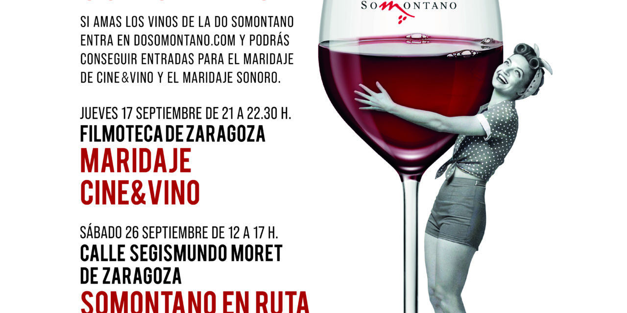 La DOP Somontano propone tres eventos en Zaragoza para disfrutar sus vinos en septiembre y octubre